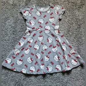 Disney Hello Kitty Gray Short Sleeve Dress Size 6/6x *NWOT*
